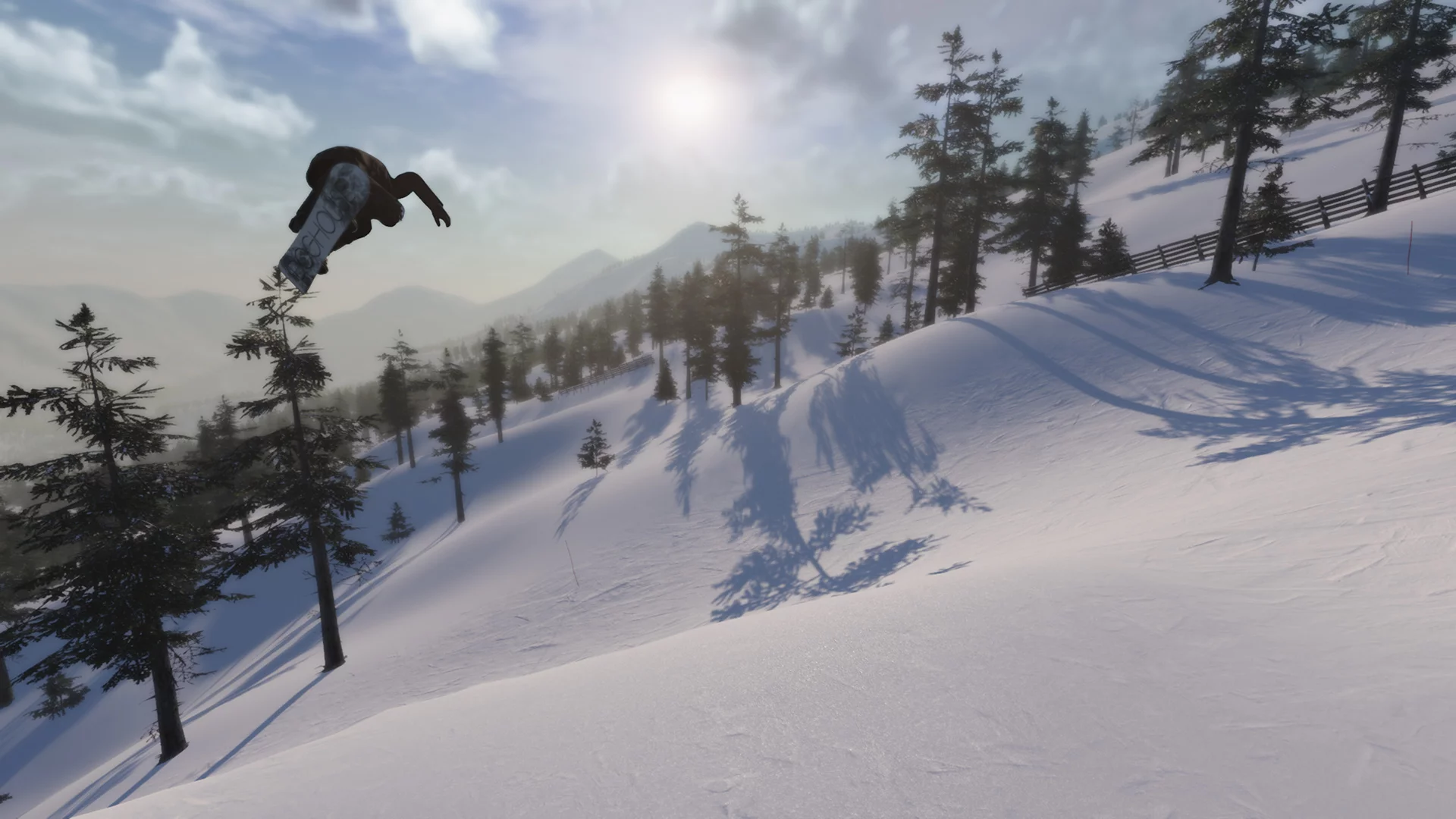 Изображение игры: The Snowboard Game