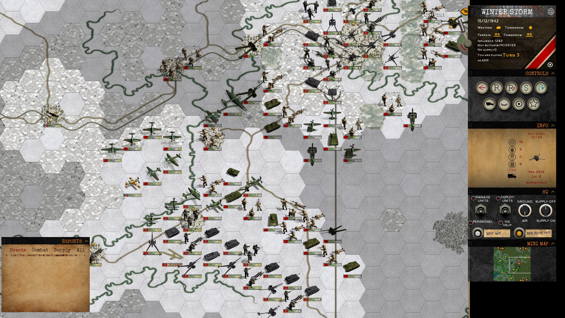 Изображение игры: Klotzen! Panzer Battles