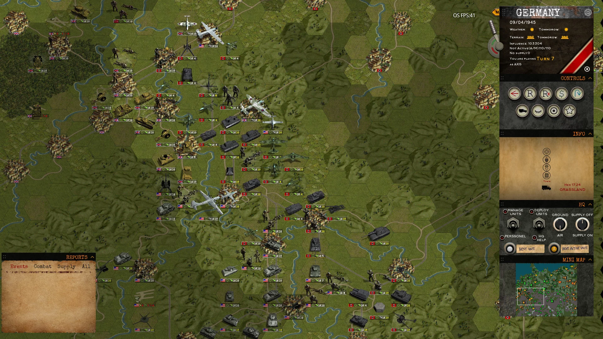 Изображение игры: Klotzen! Panzer Battles