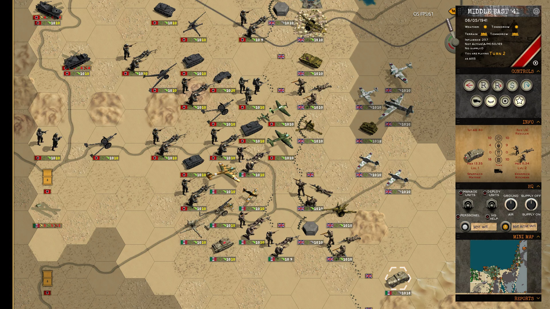 Изображение игры: Klotzen! Panzer Battles