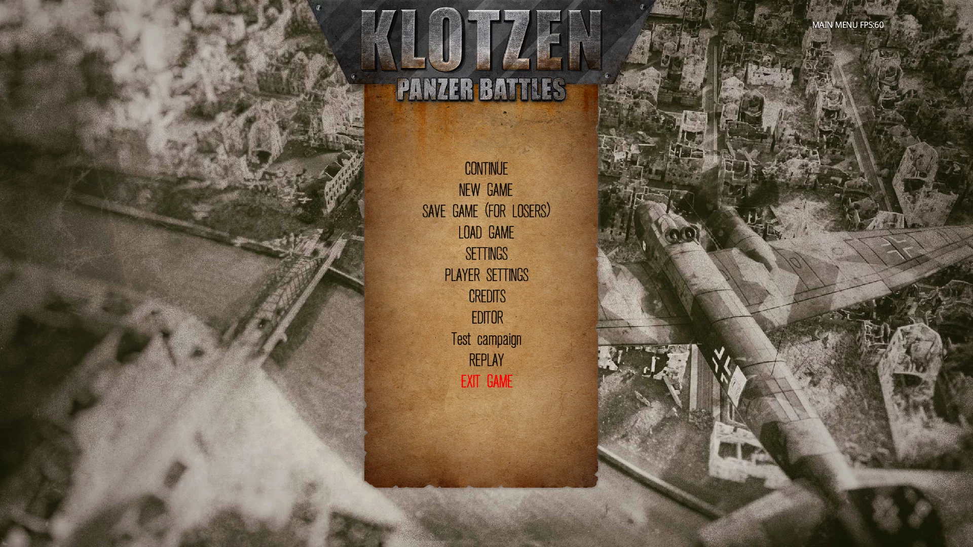 Изображение игры: Klotzen! Panzer Battles