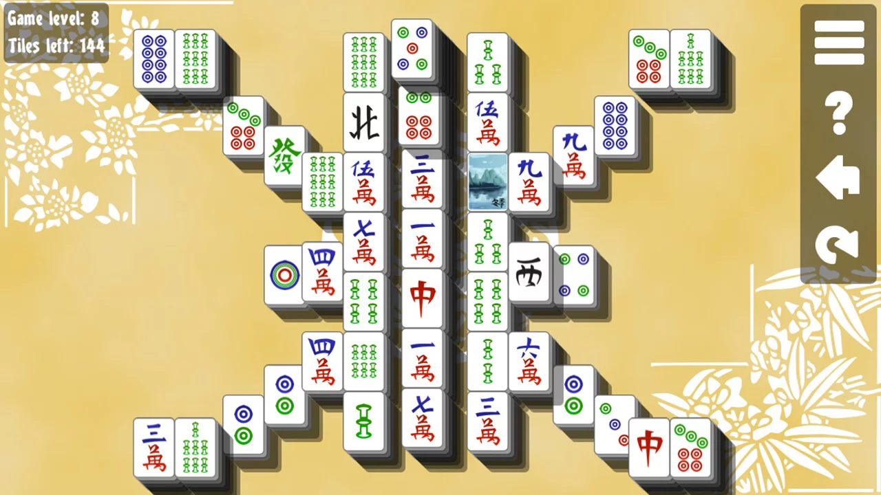 Изображение игры: Mahjong Solitaire