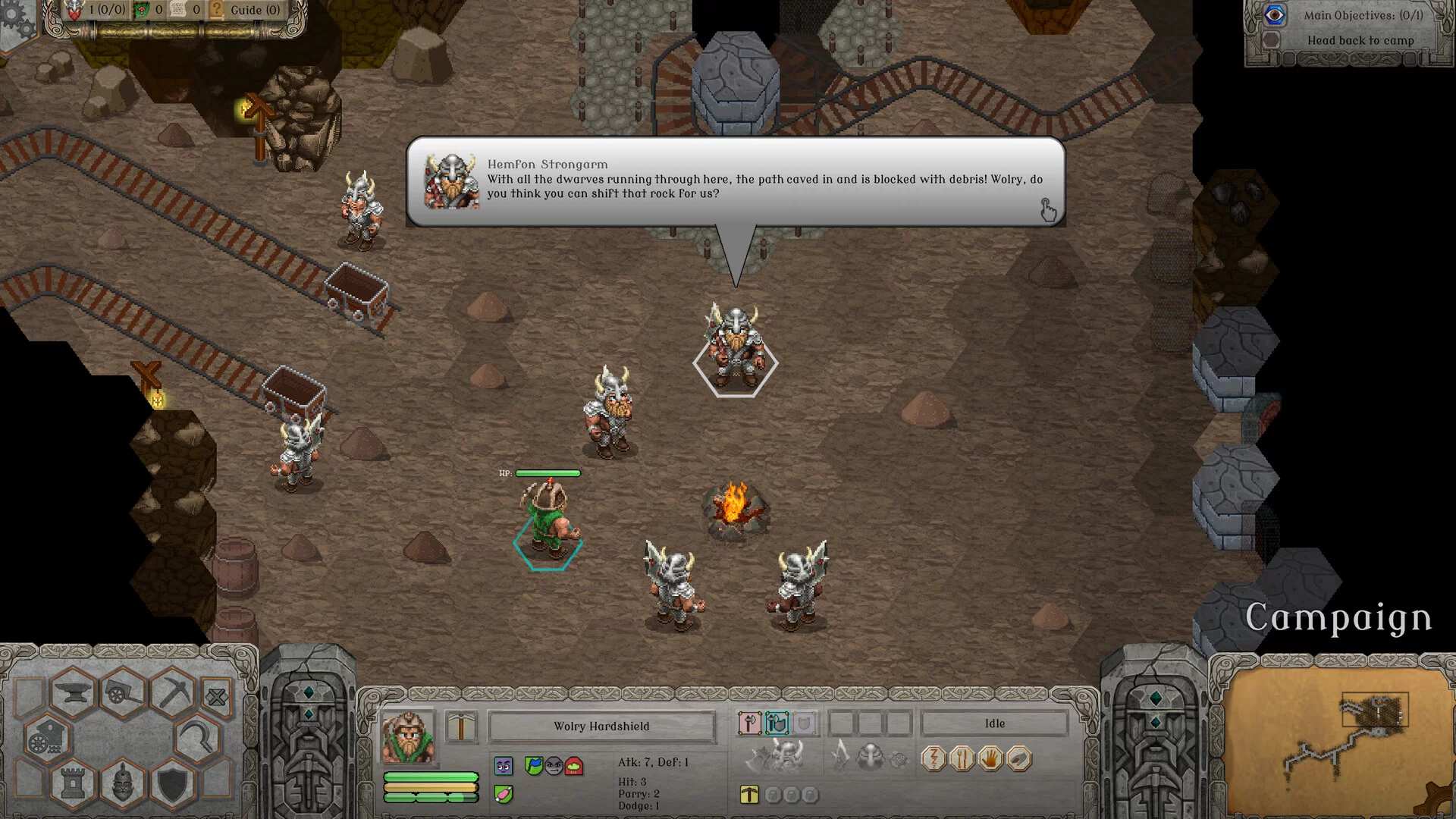 Изображение игры: The Dwarves of Glistenveld