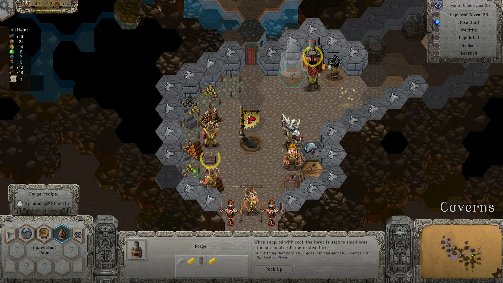 Изображение игры: The Dwarves of Glistenveld