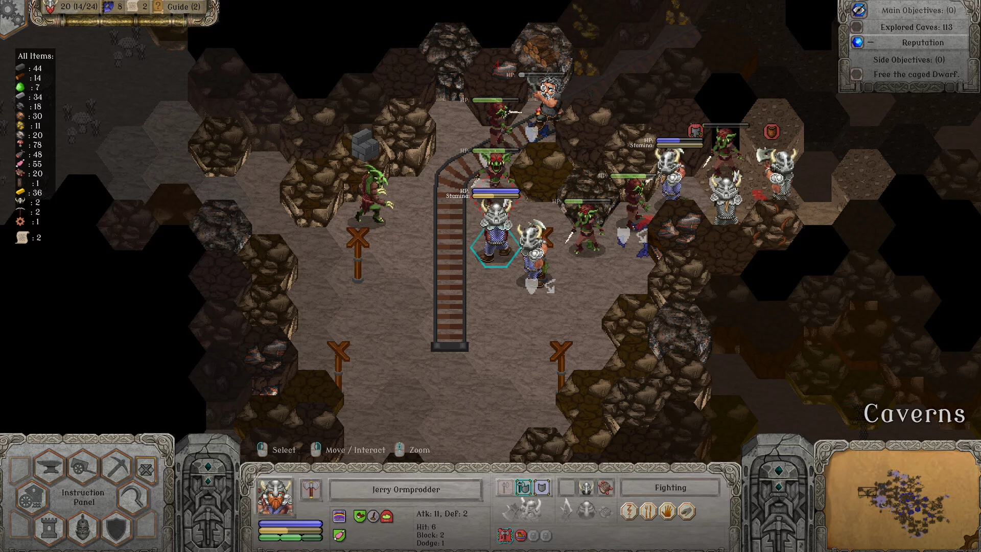 Изображение игры: The Dwarves of Glistenveld