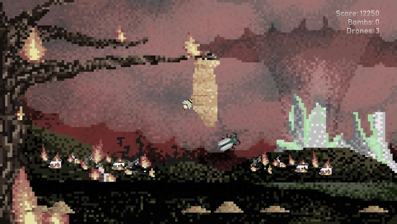 Изображение игры: BeeFender