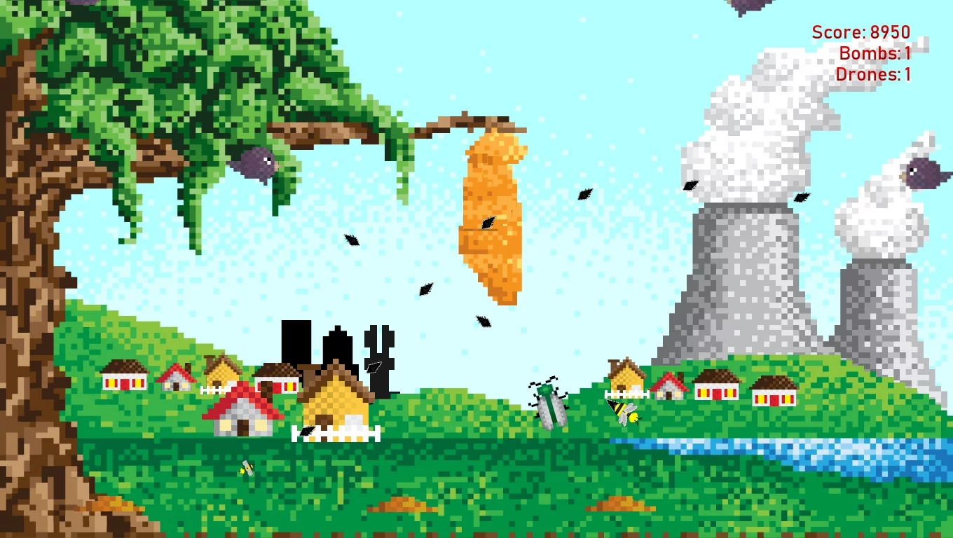 Изображение игры: BeeFender