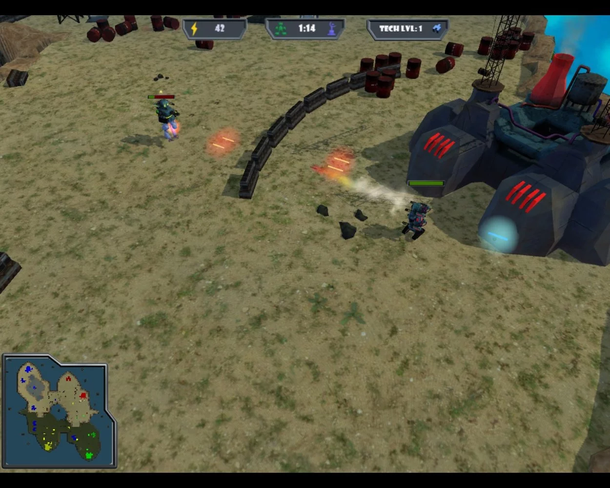 Изображение игры: RoboWorlD tactics