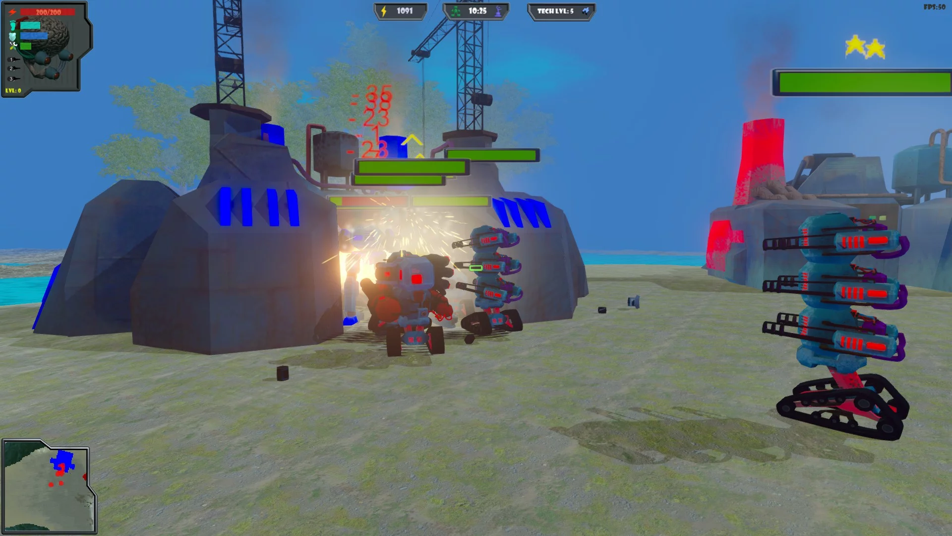 Изображение игры: RoboWorlD tactics