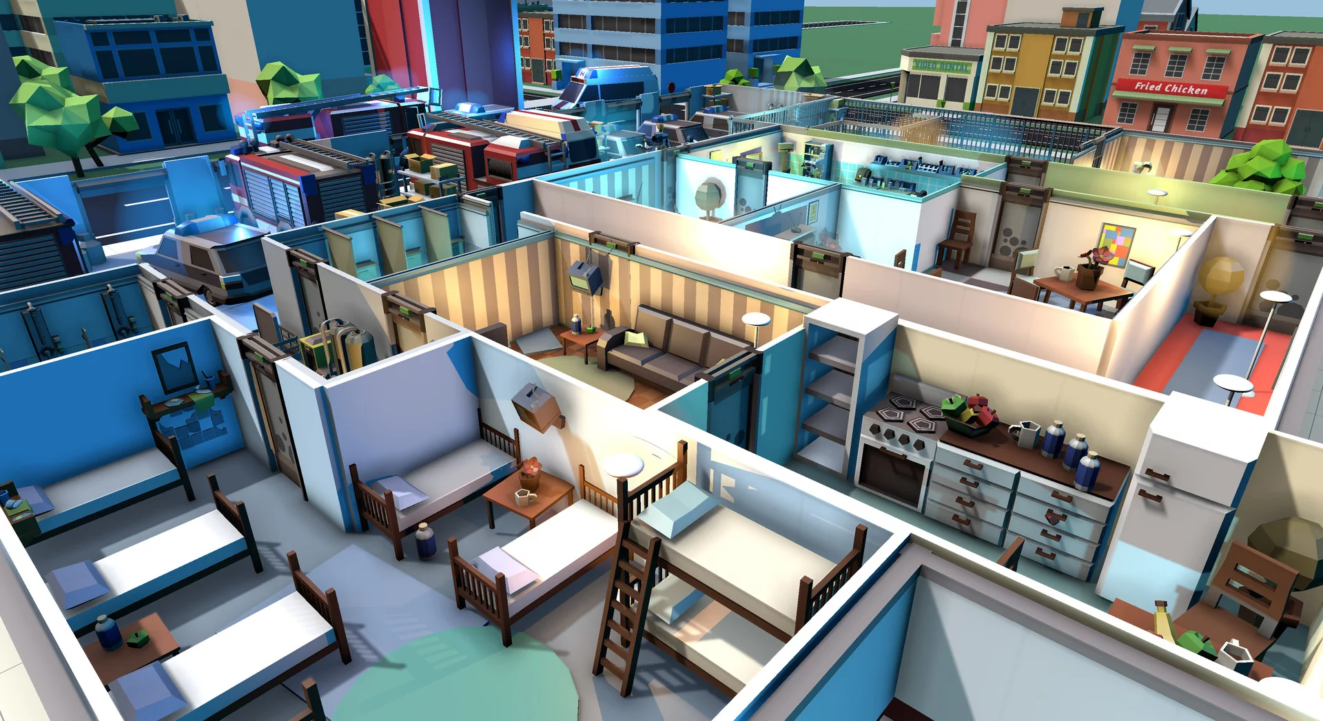 Изображение игры: Rescue HQ - The Tycoon