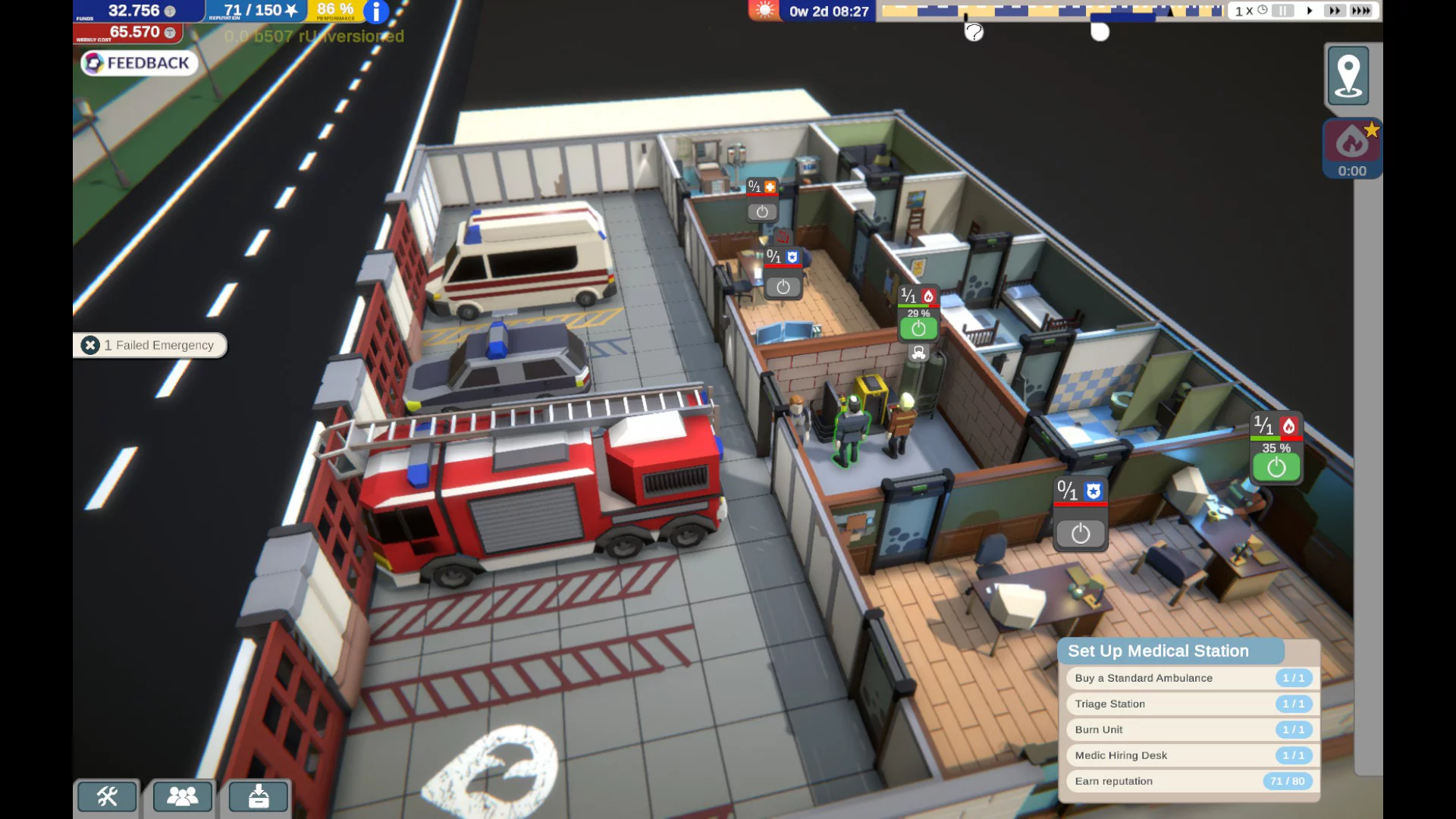 Изображение игры: Rescue HQ - The Tycoon