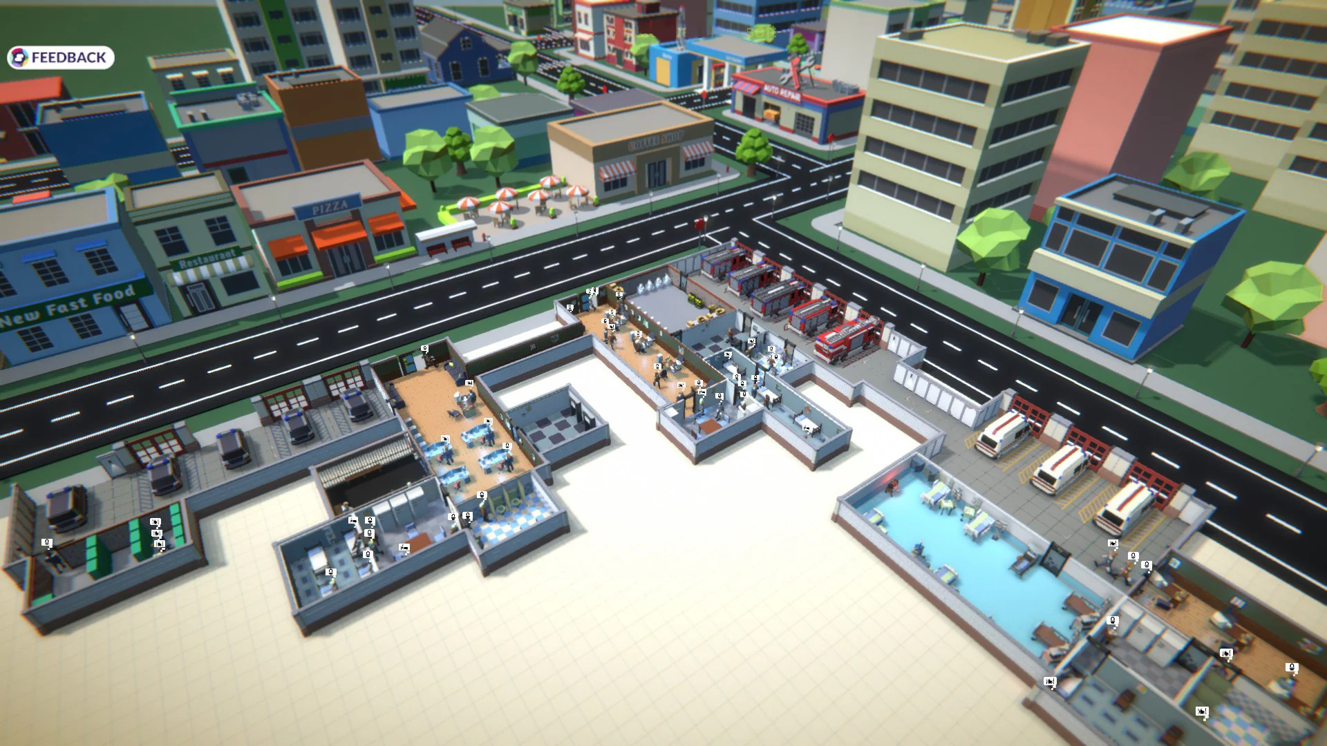 Изображение игры: Rescue HQ - The Tycoon