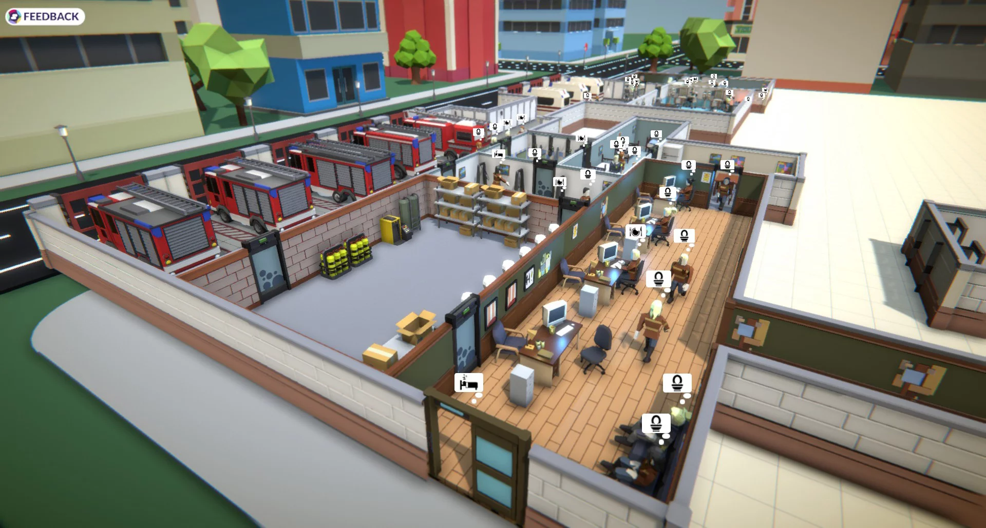 Изображение игры: Rescue HQ - The Tycoon