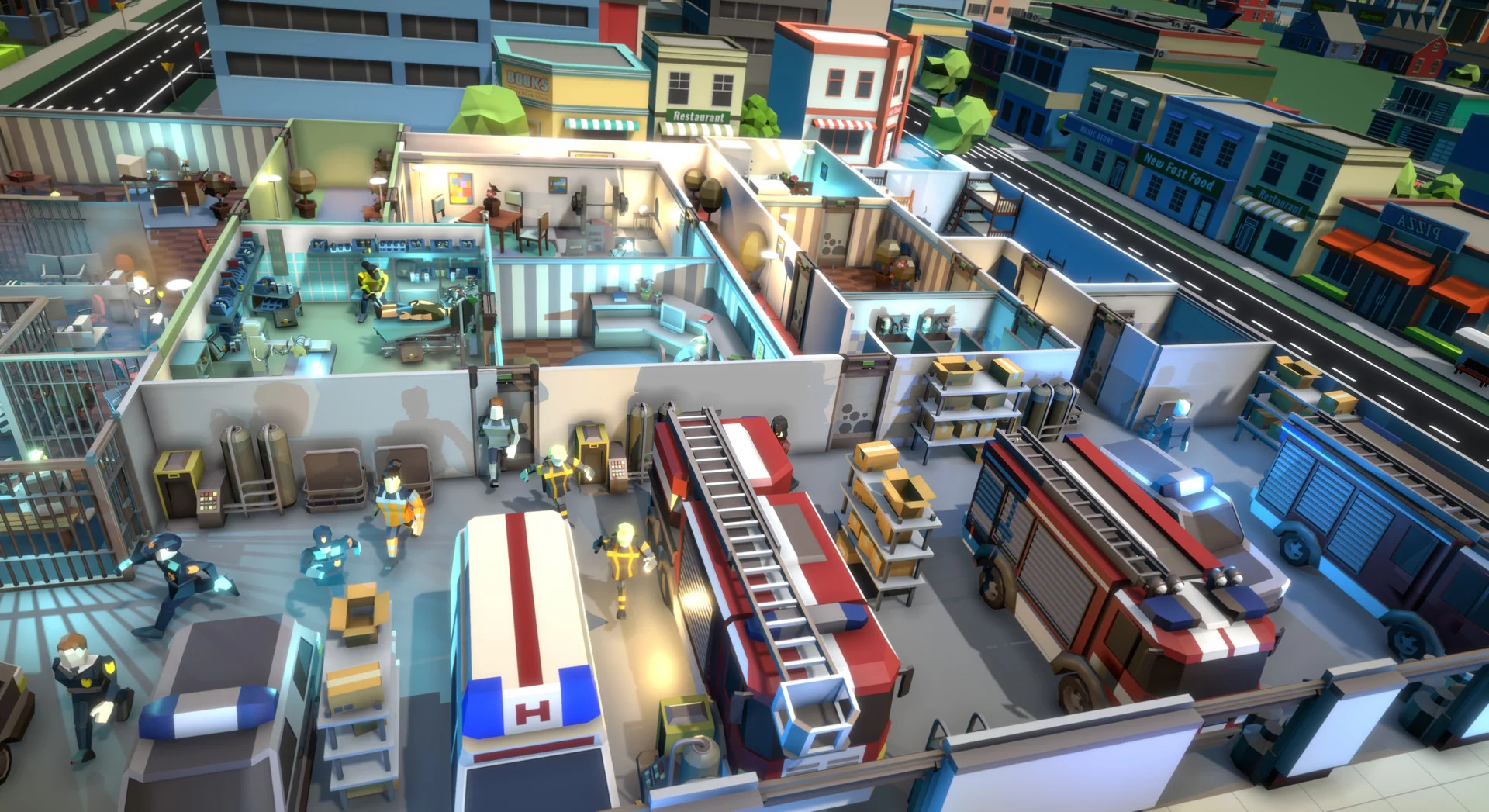 Изображение игры: Rescue HQ - The Tycoon