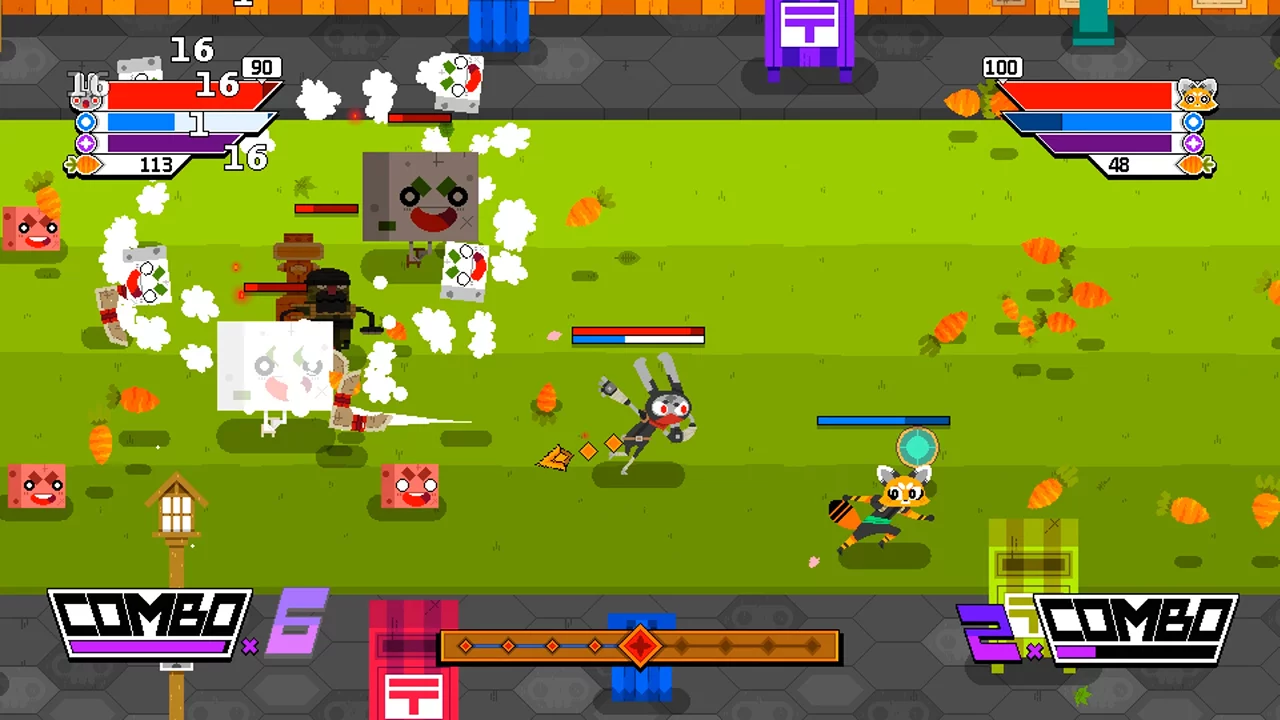 Изображение игры: Ninjin: Clash of Carrots