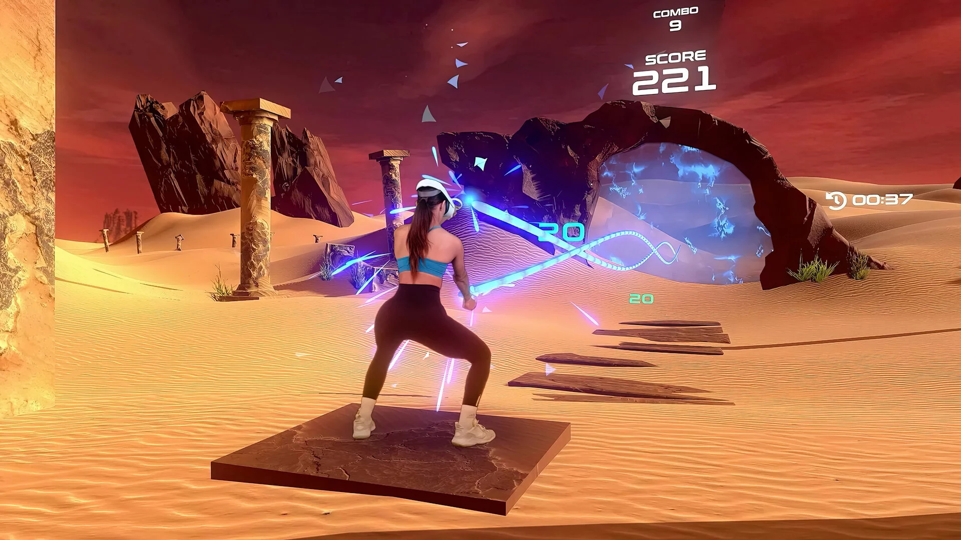 Изображение игры: PowerBeatsVR - VR Fitness