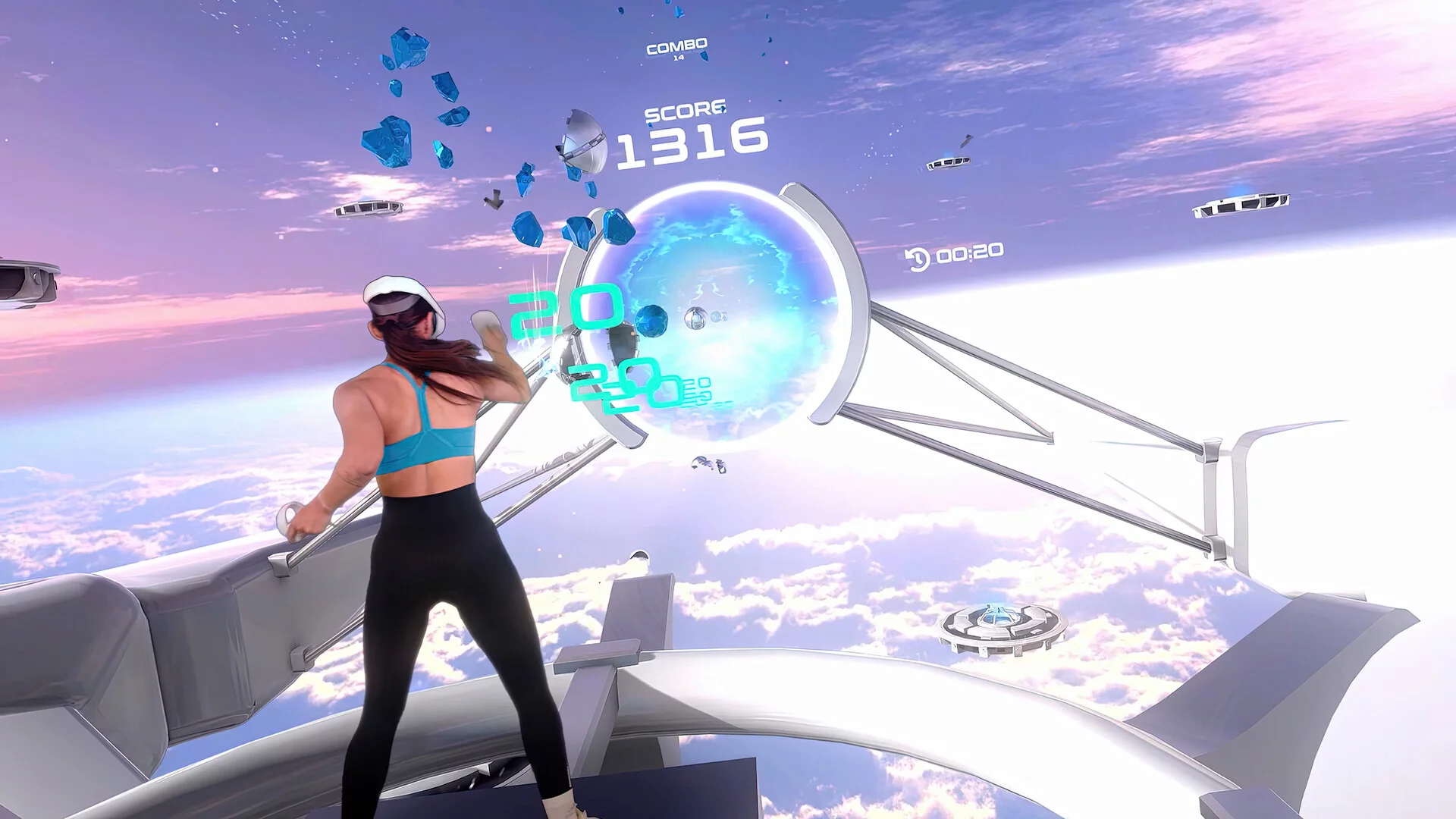 Изображение игры: PowerBeatsVR - VR Fitness
