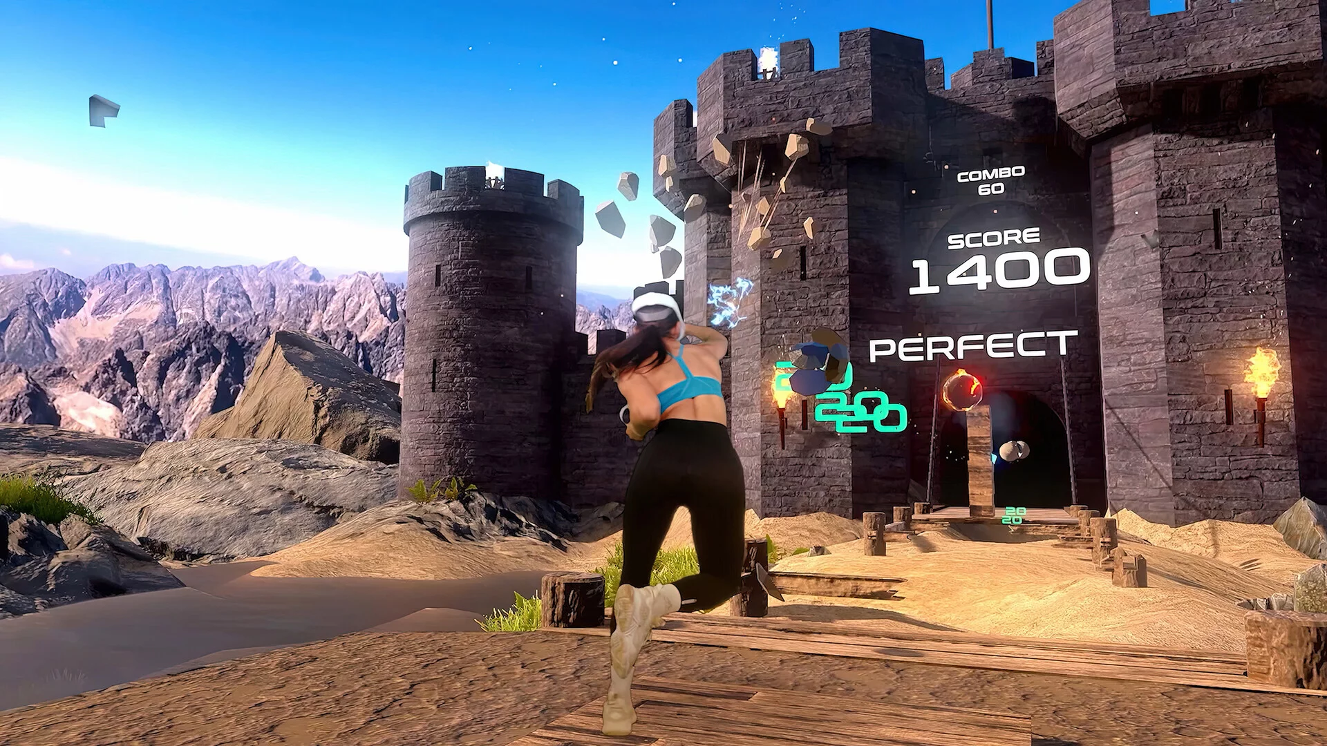 Изображение игры: PowerBeatsVR - VR Fitness