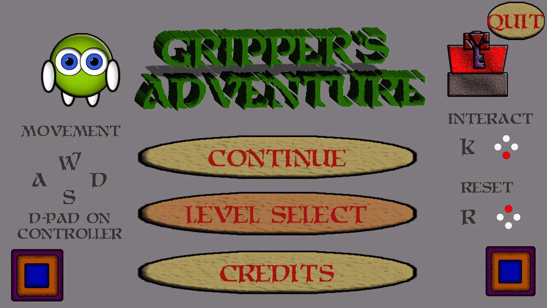 Изображение игры: Gripper's Adventure