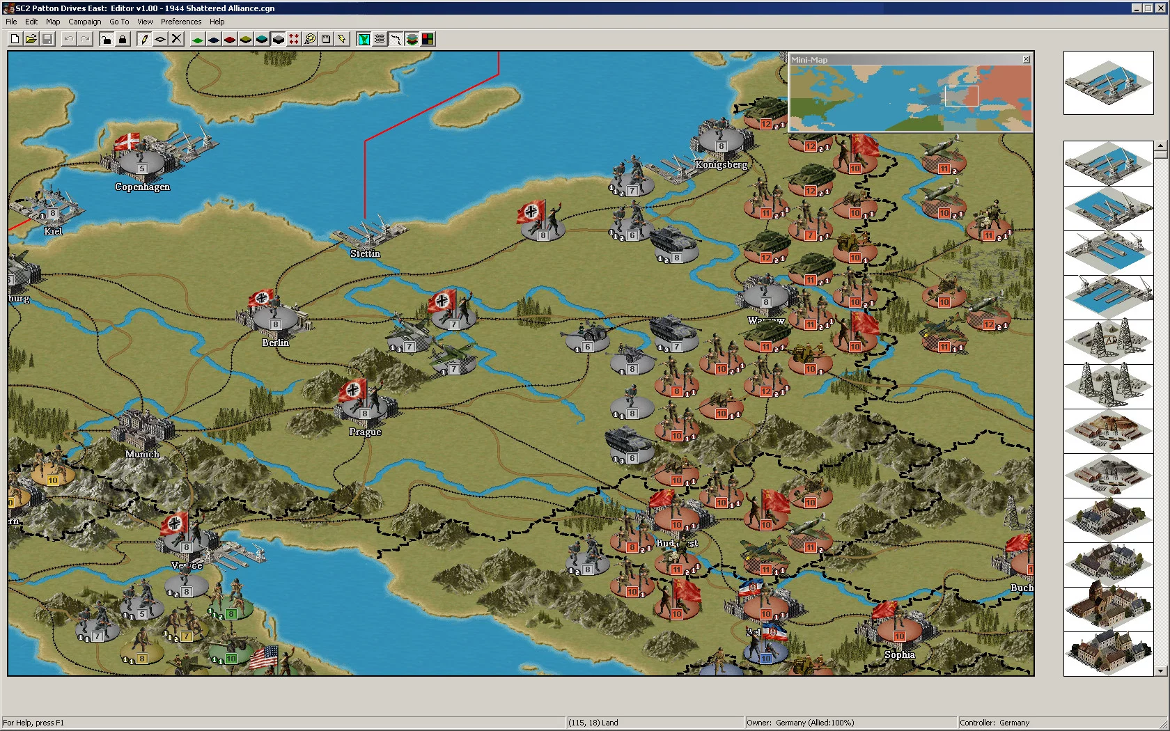 Изображение игры: Strategic Command Classic: WWII