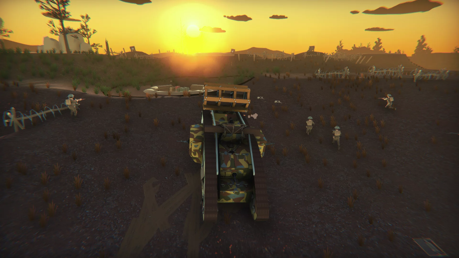 Изображение игры: Armored Battle Crew [World War 1] - Tank Warfare and Crew Management Simulator