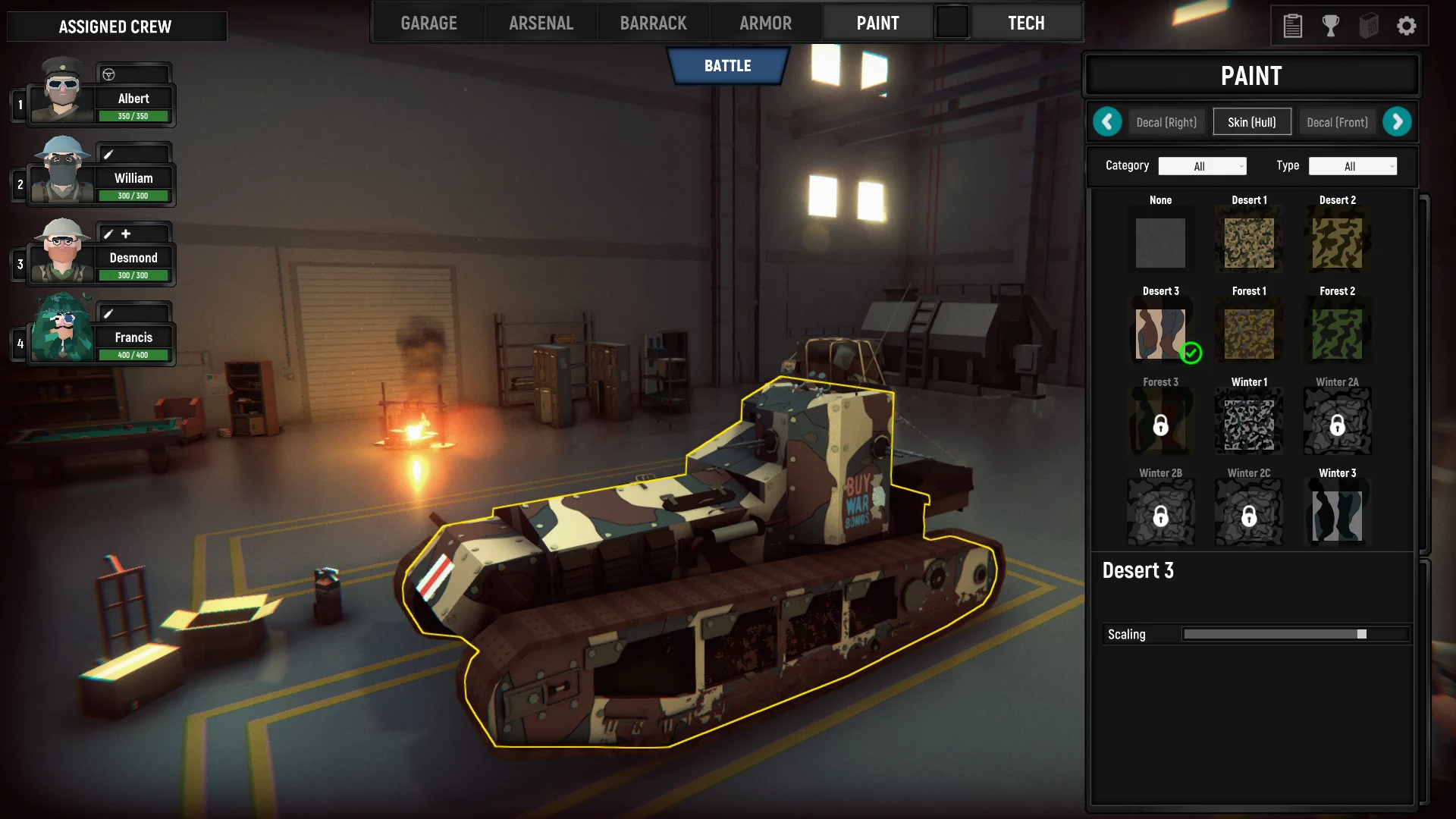 Изображение игры: Armored Battle Crew [World War 1] - Tank Warfare and Crew Management Simulator