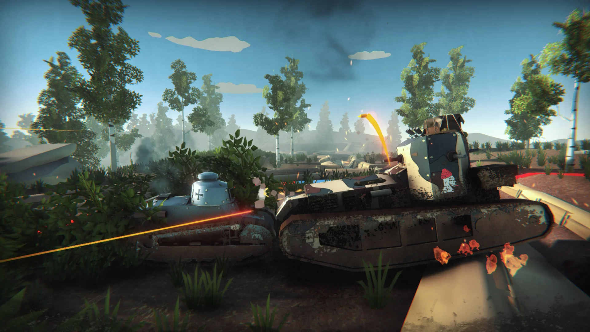 Изображение игры: Armored Battle Crew [World War 1] - Tank Warfare and Crew Management Simulator