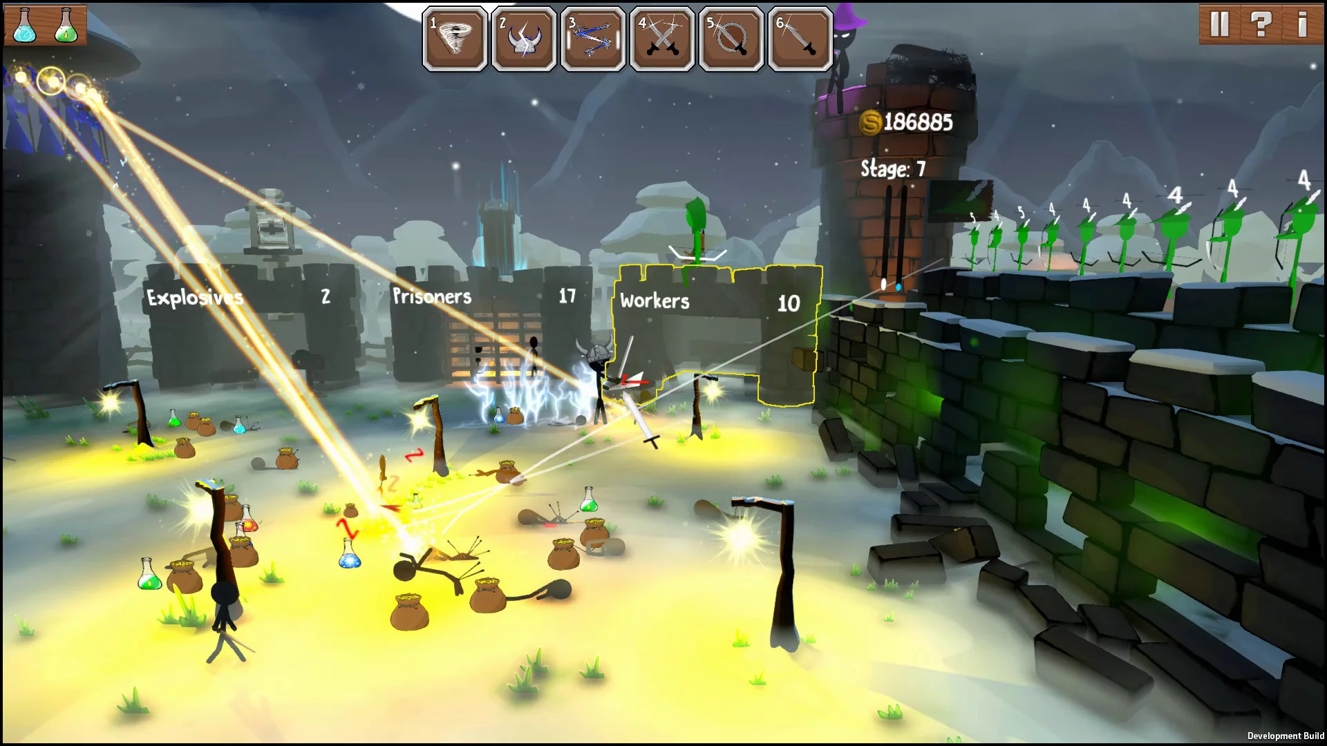 Изображение игры: Stick War: Castle Defence
