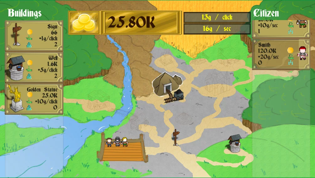 Изображение игры: Kingdom Clicker