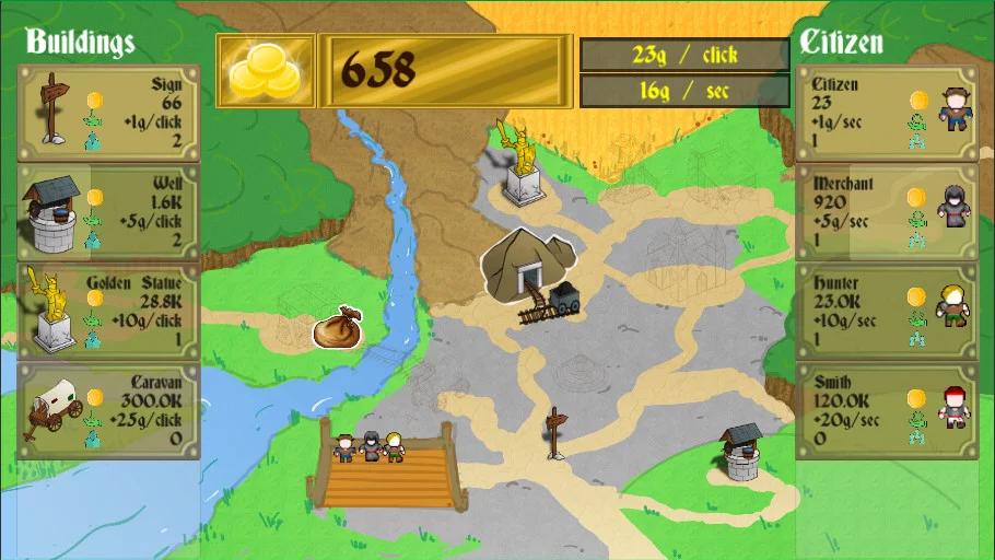 Изображение игры: Kingdom Clicker