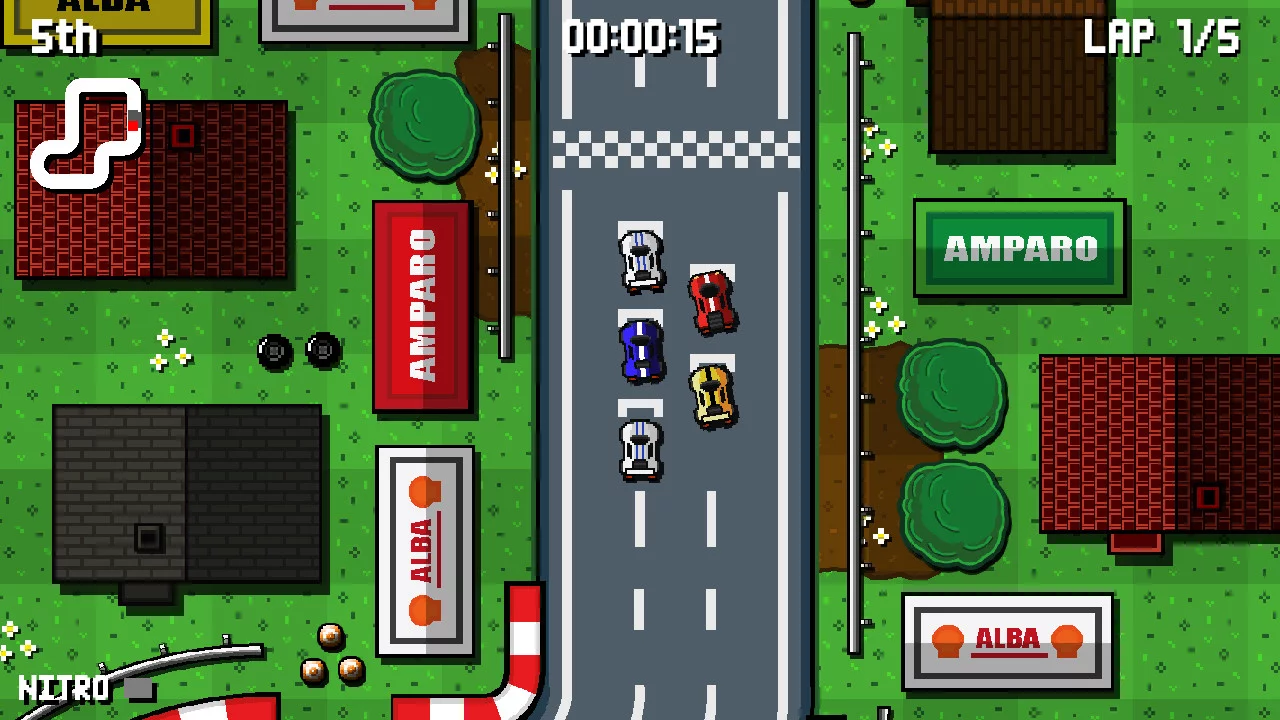 Изображение игры: Micro Pico Racers