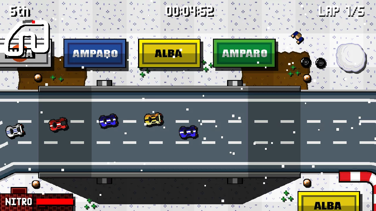 Изображение игры: Micro Pico Racers