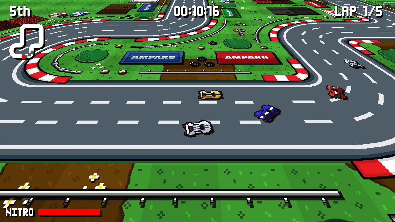 Изображение игры: Micro Pico Racers