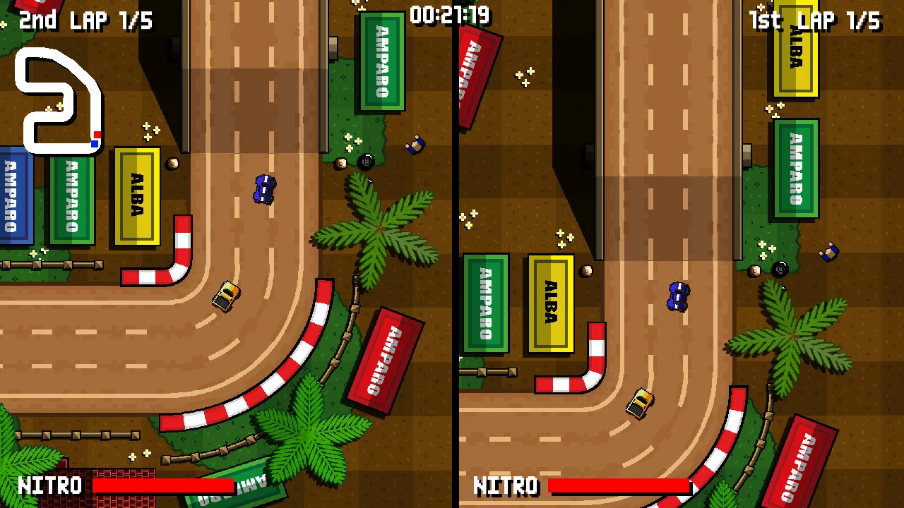 Изображение игры: Micro Pico Racers