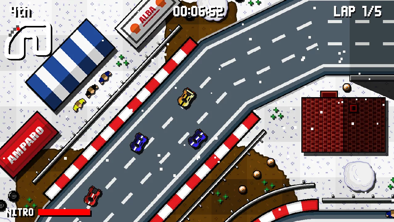 Изображение игры: Micro Pico Racers