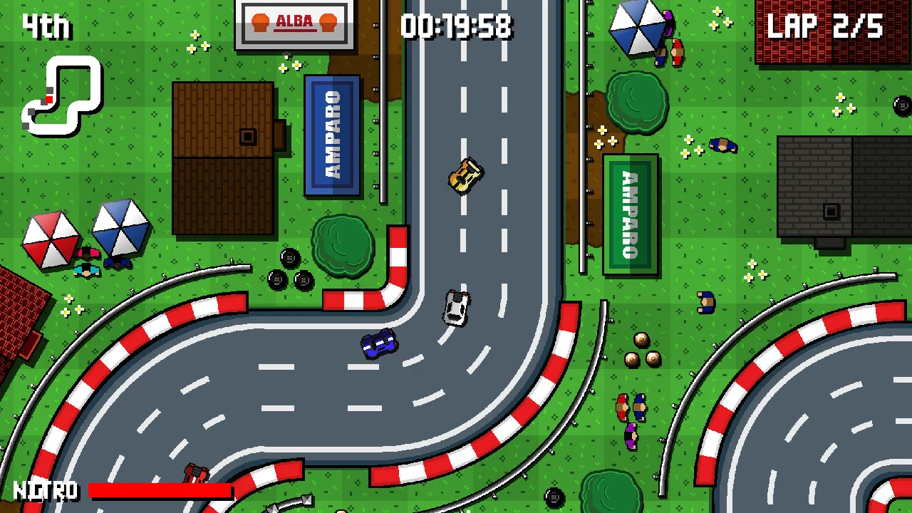 Изображение игры: Micro Pico Racers