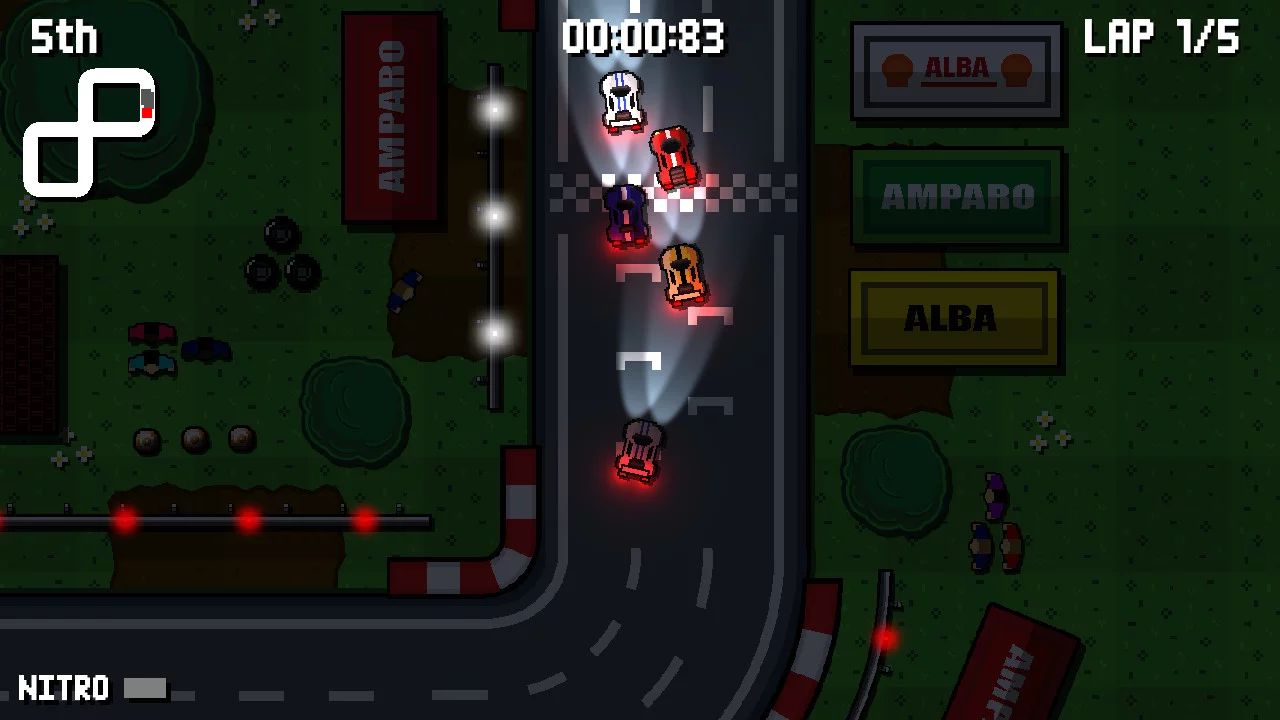 Изображение игры: Micro Pico Racers
