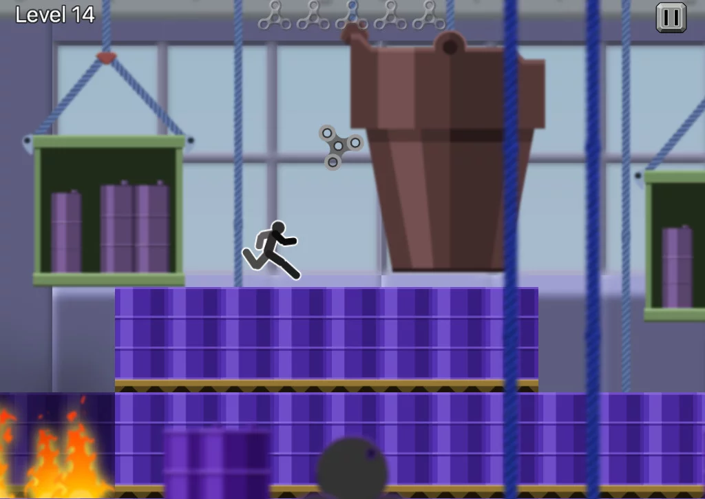 Изображение игры: Stickman: Fidget Spinner Rush