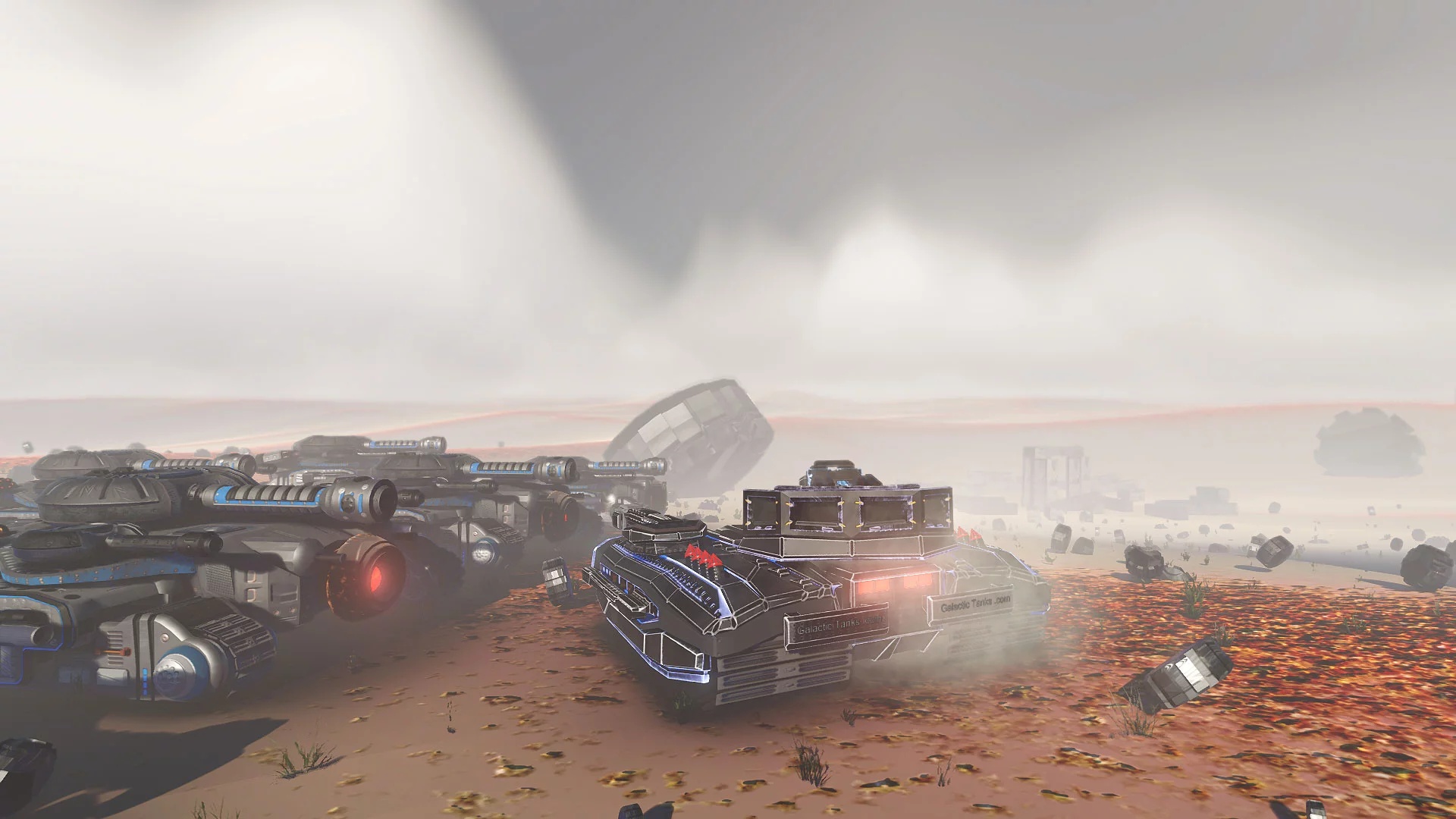 Изображение игры: Galactic Tanks