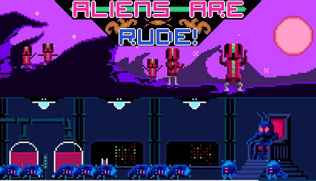 Изображение игры: Aliens Are Rude!