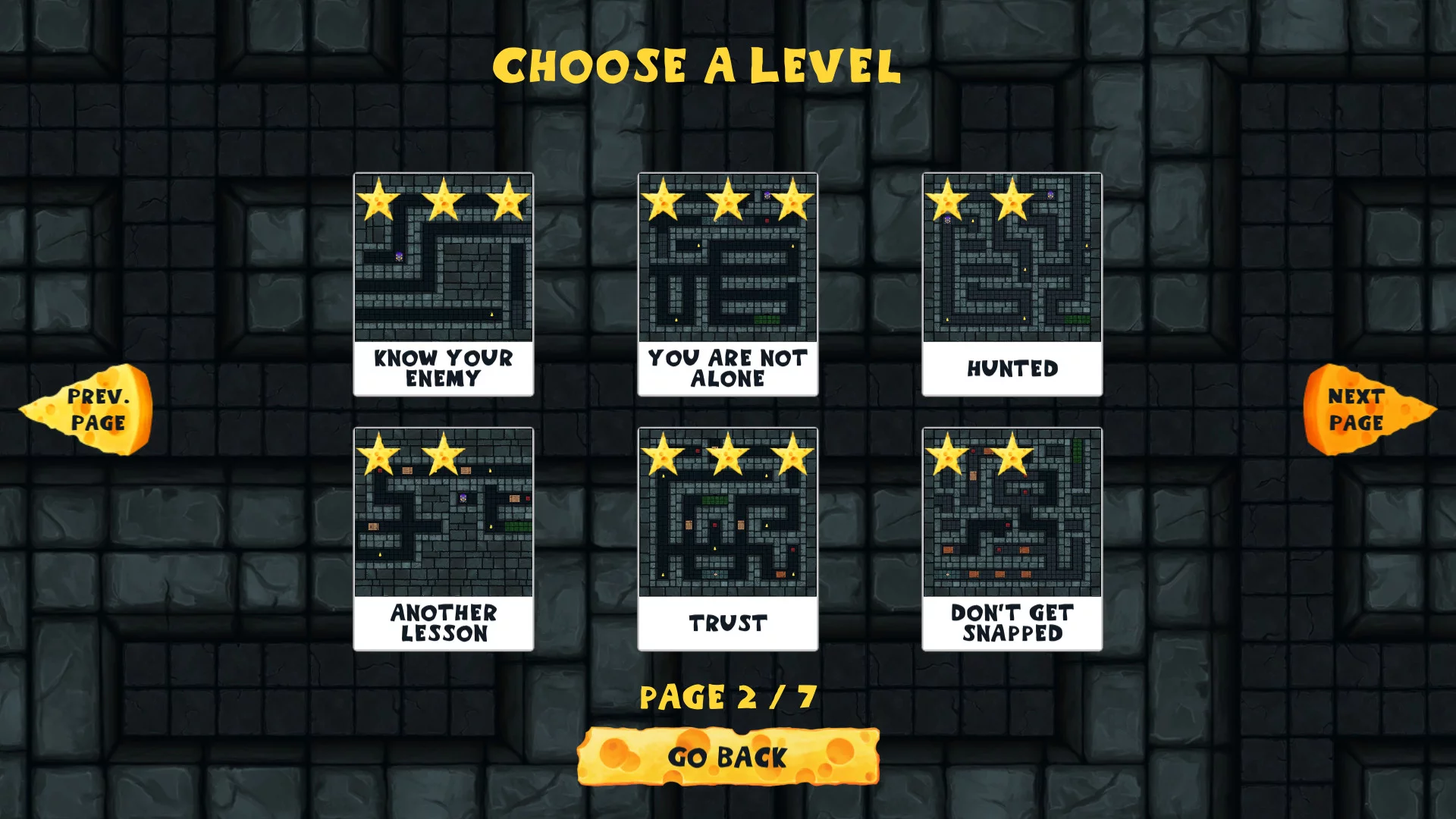 Изображение игры: Cheese Maze