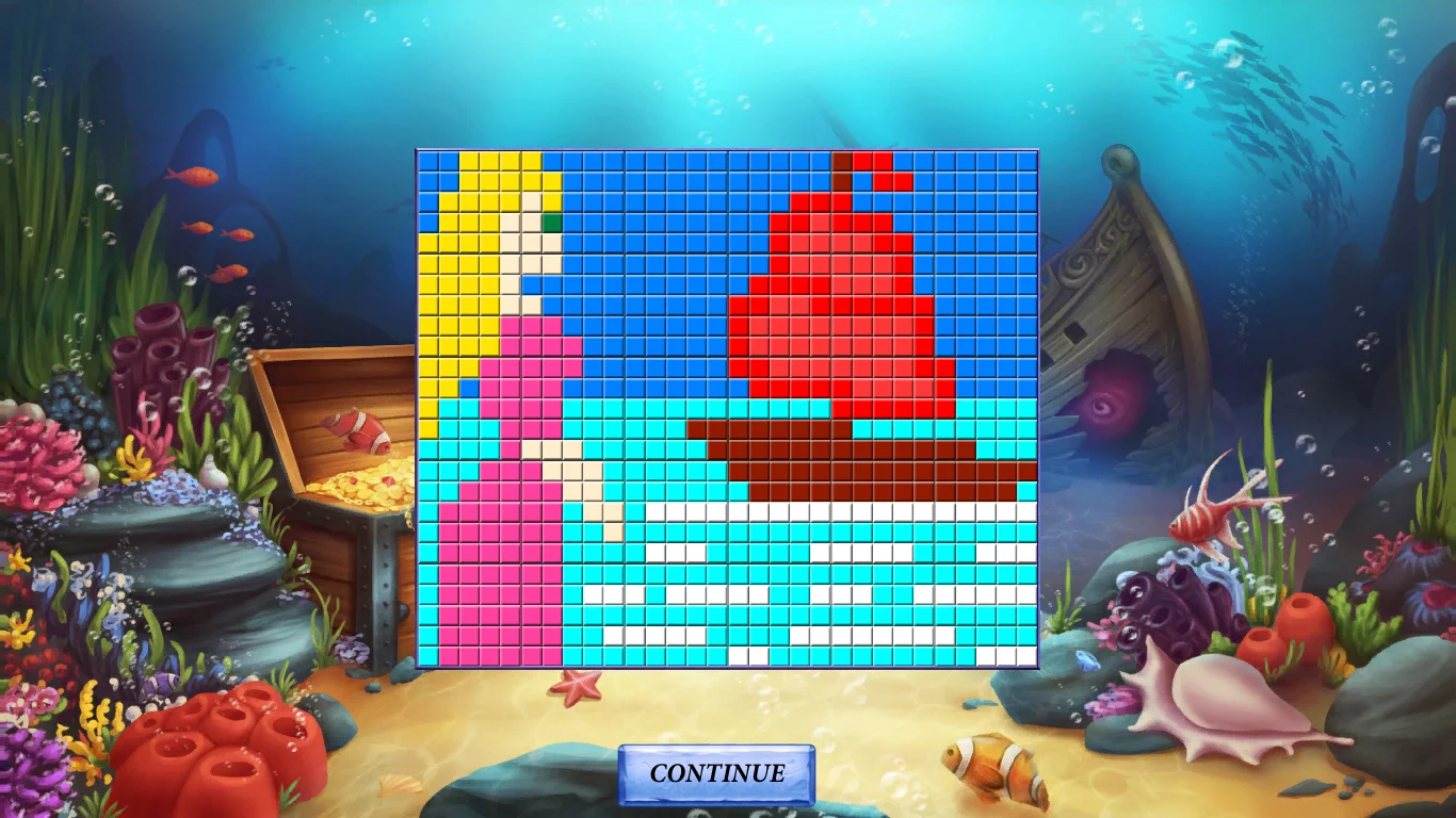 Изображение игры: Picross Fairytale: Legend of the Mermaid