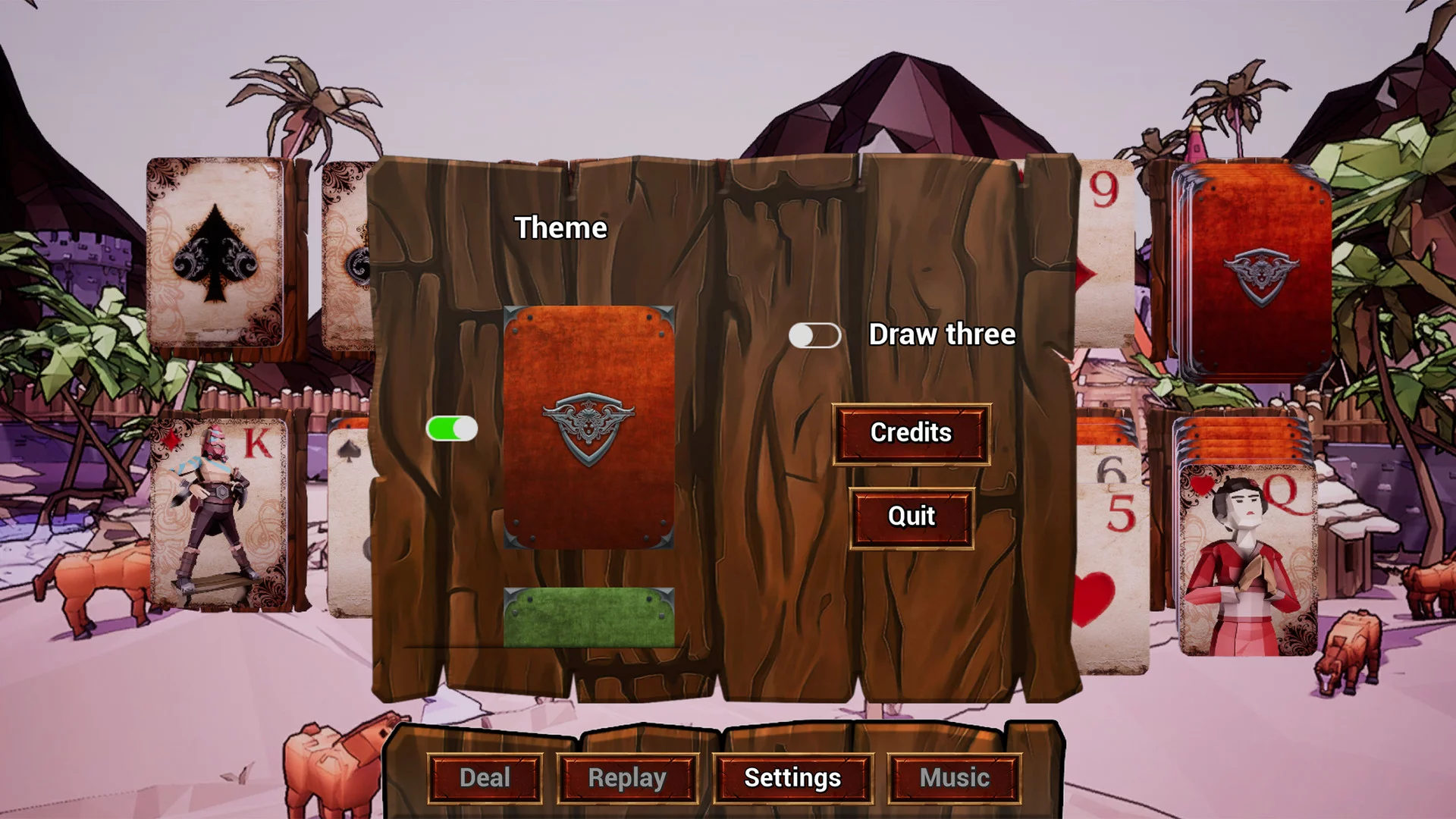 Изображение игры: Solitaire Knights