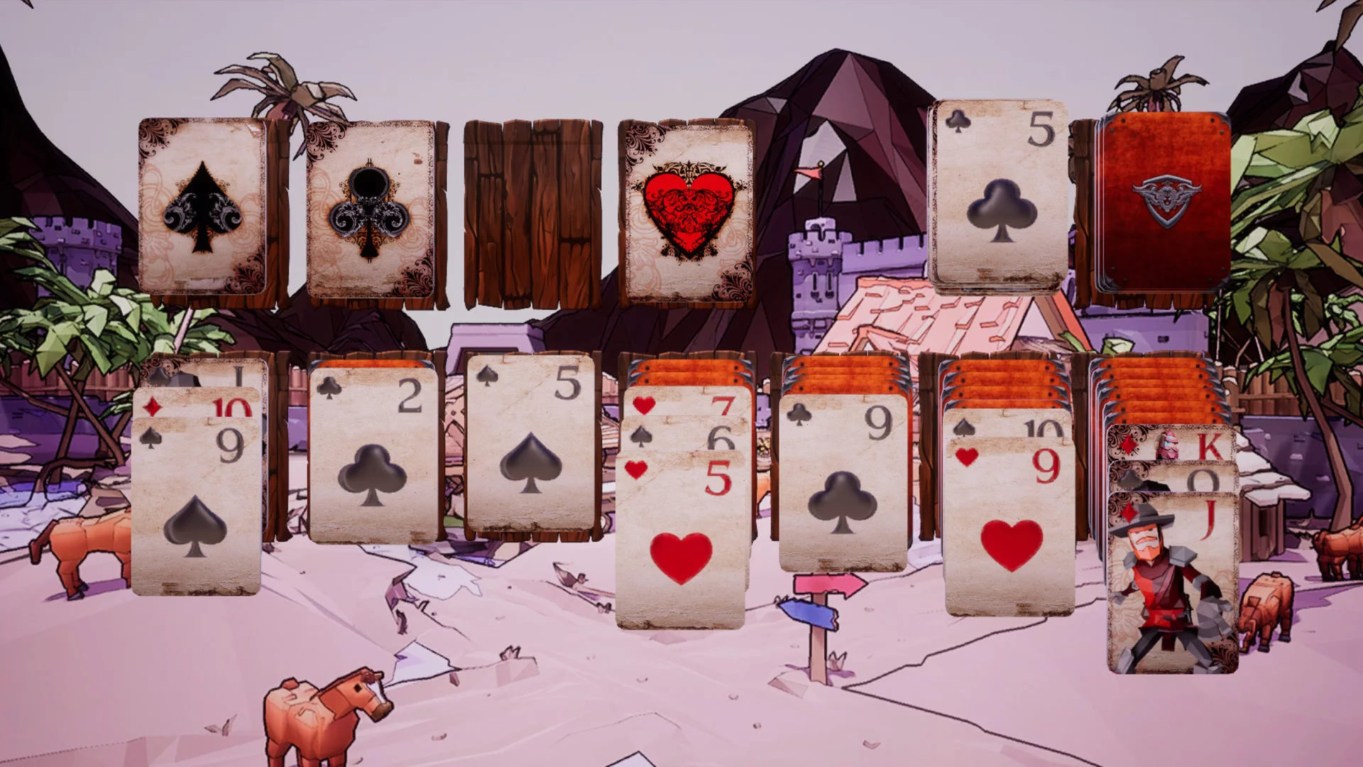 Изображение игры: Solitaire Knights