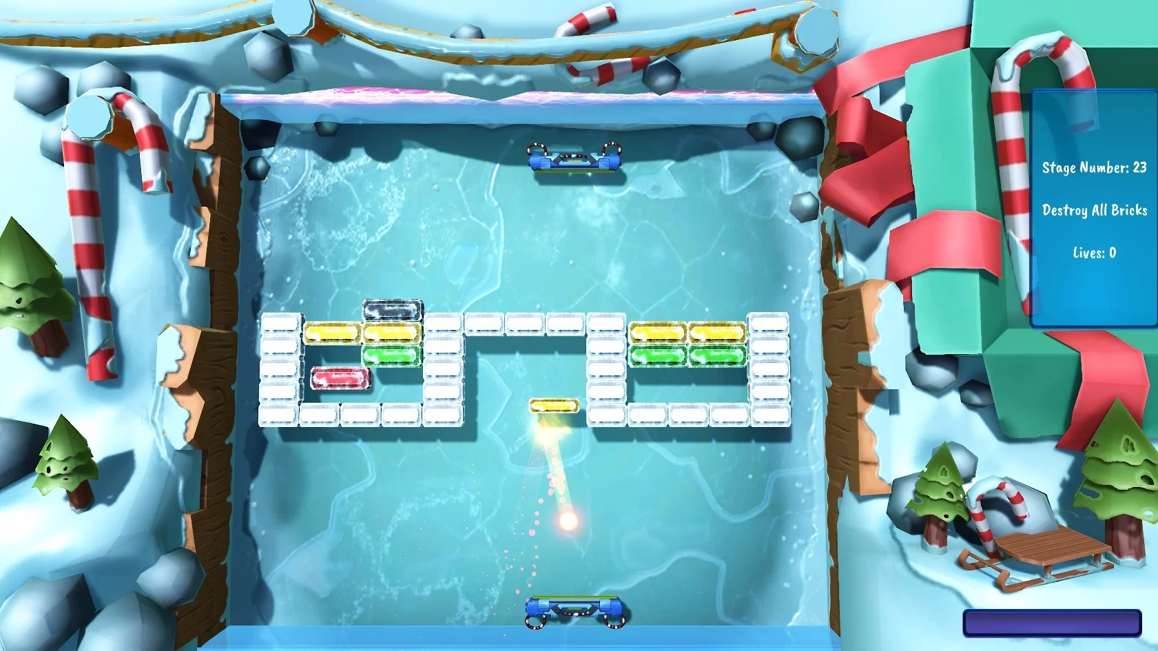 Изображение игры: Glaive: Brick Breaker