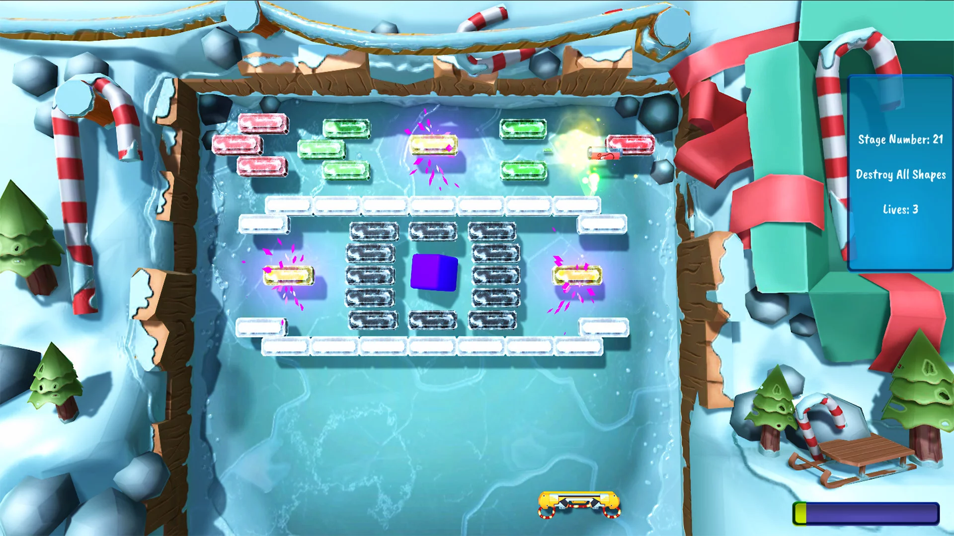 Изображение игры: Glaive: Brick Breaker