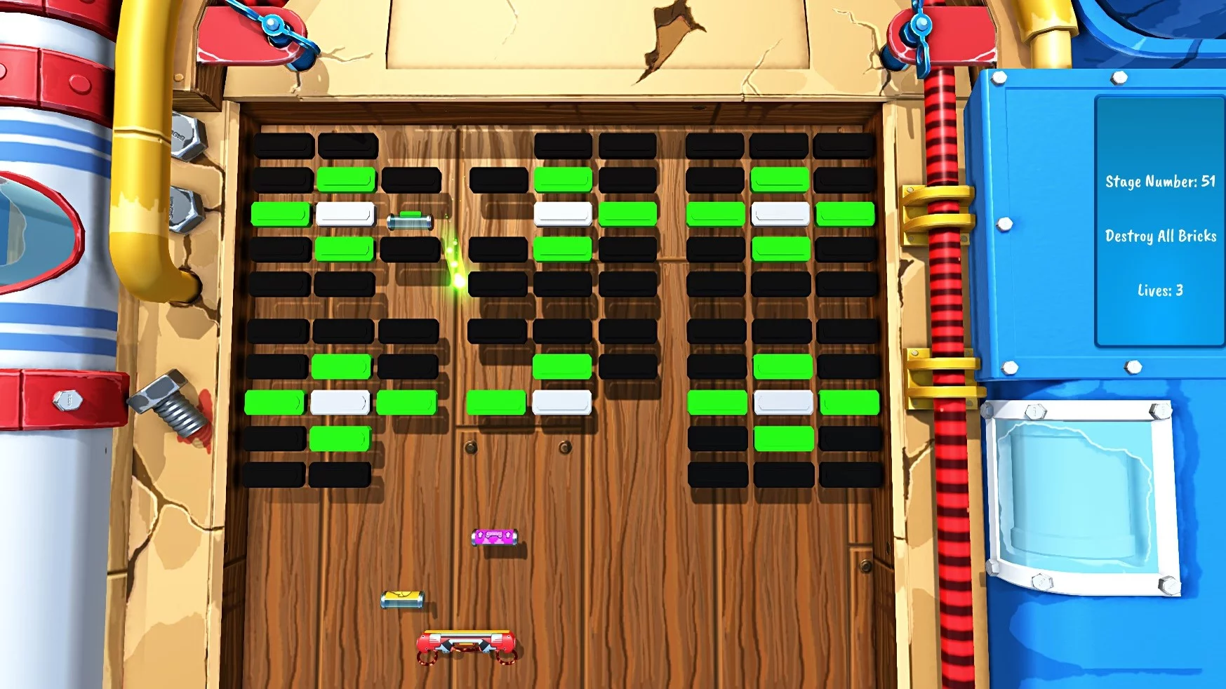 Изображение игры: Glaive: Brick Breaker