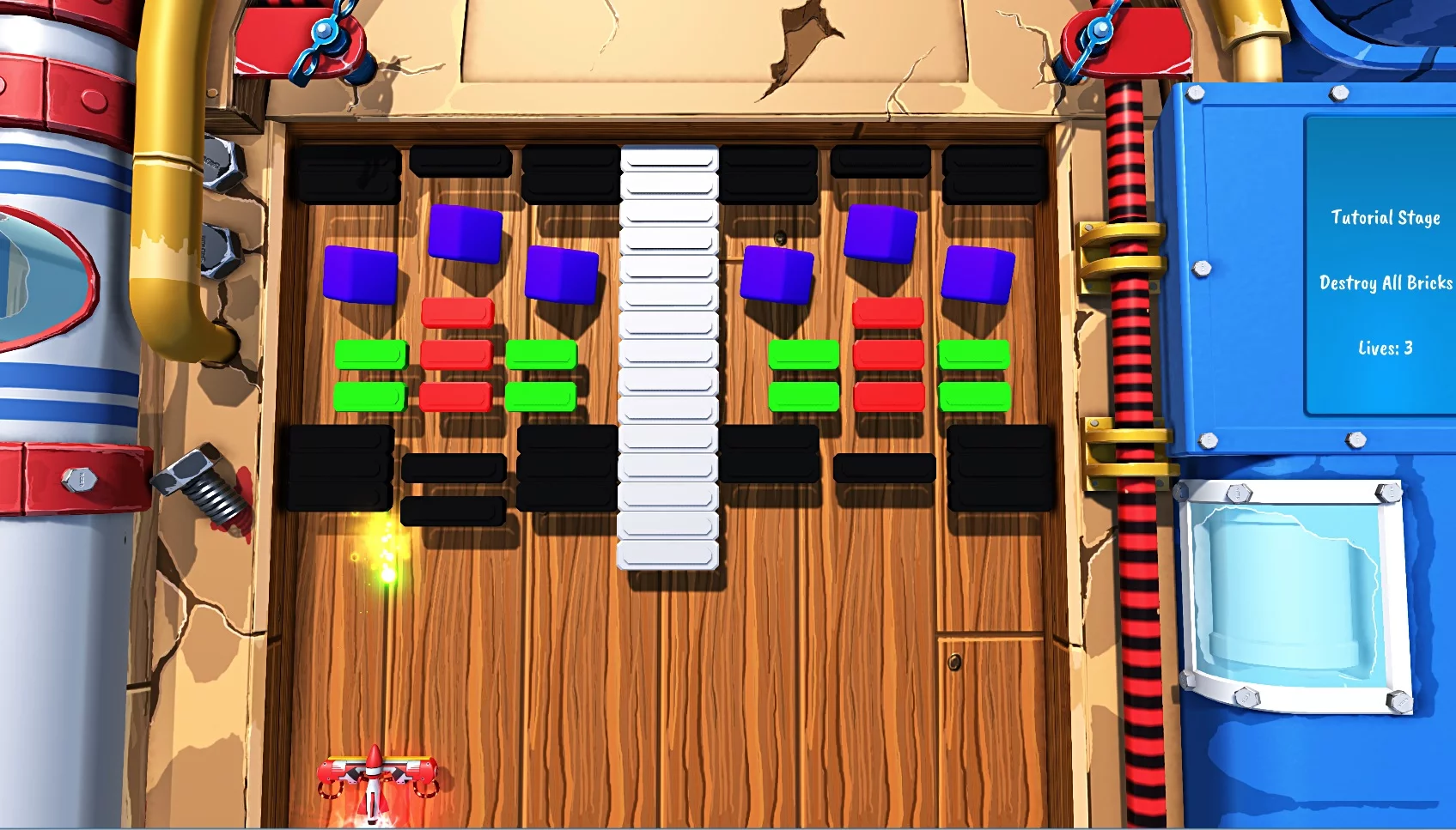 Изображение игры: Glaive: Brick Breaker