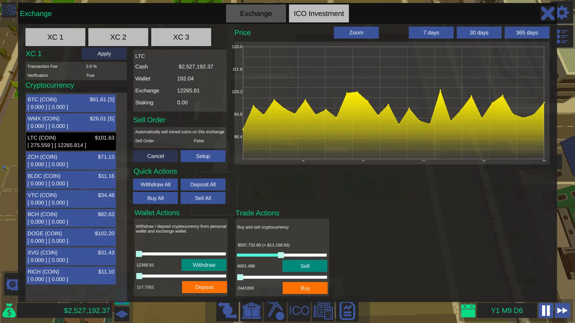 Изображение игры: Blockchain Tycoon