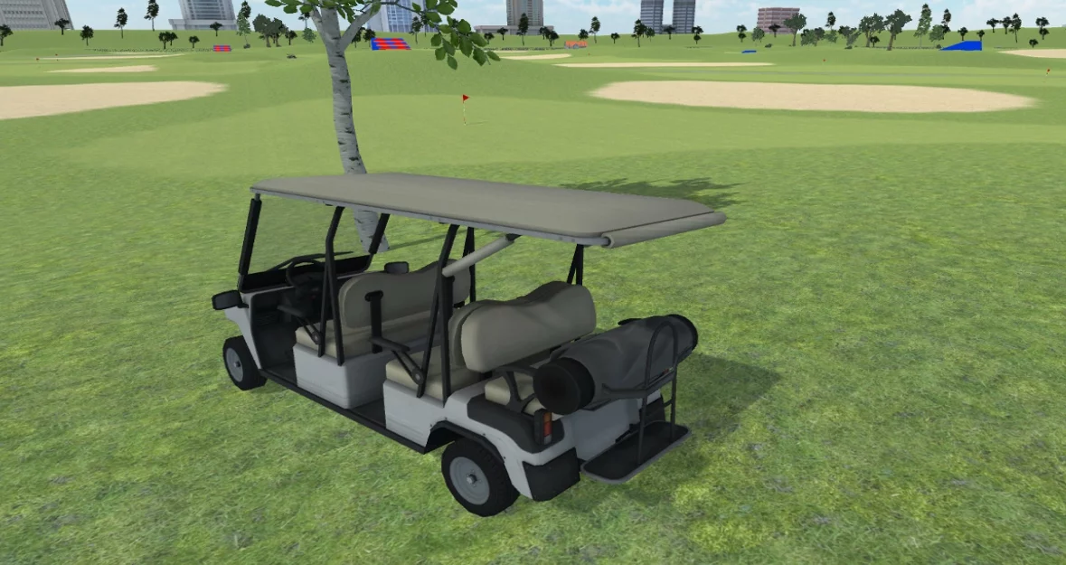 Изображение игры: Golf Cart Drive